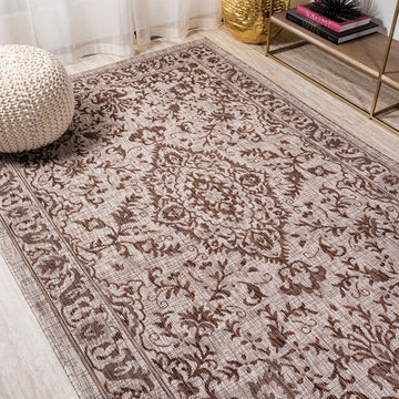 Jerash Ornate Medallion Indoor/outdoor Area Rug